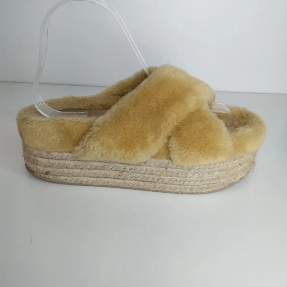 Jeffrey Campbell Fluffy Espadrilles 38
